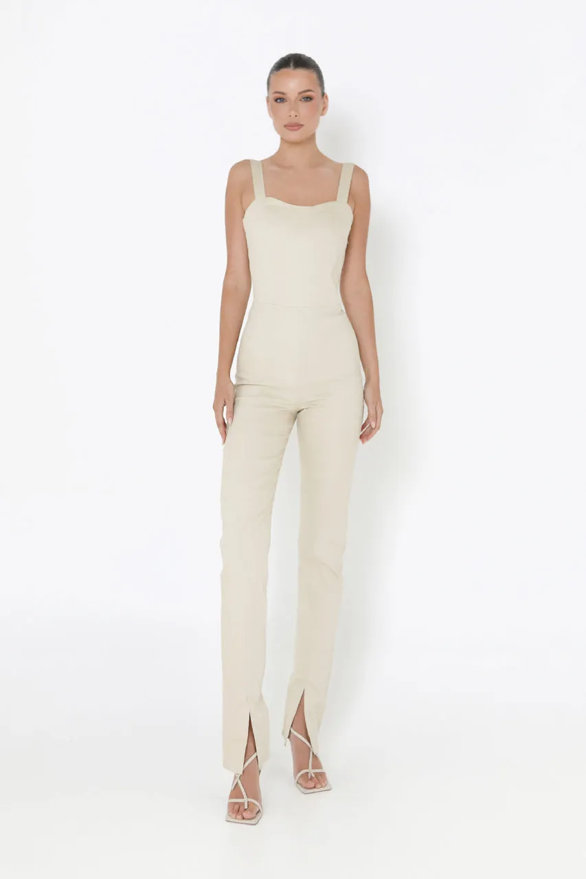 Juliet Jumpsuit | Sand sold by Madison product image thumbnail 2