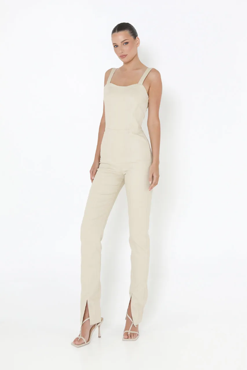 Juliet Jumpsuit | Sand sold by Madison product image thumbnail 3