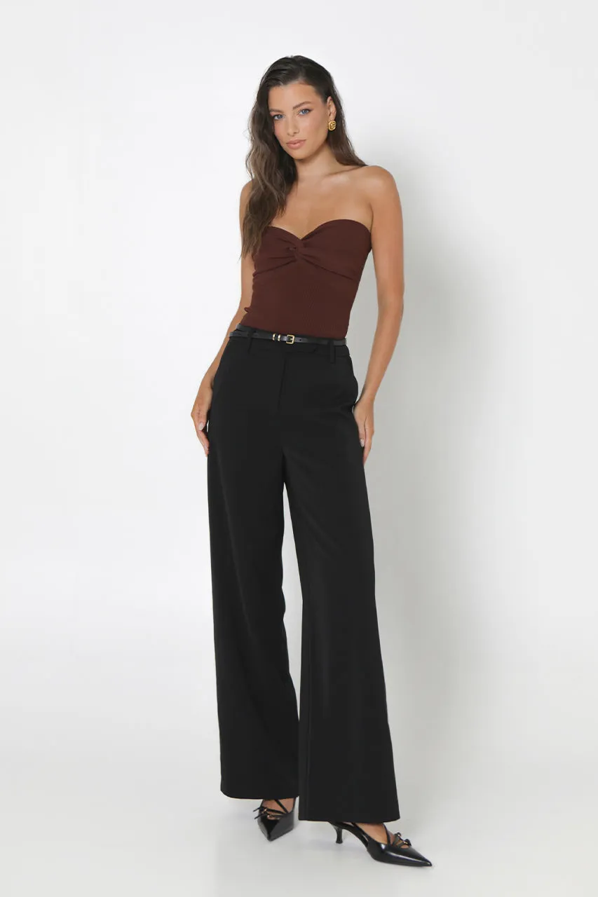 Mae Knit Top | Choc sold by Madison product image thumbnail 2