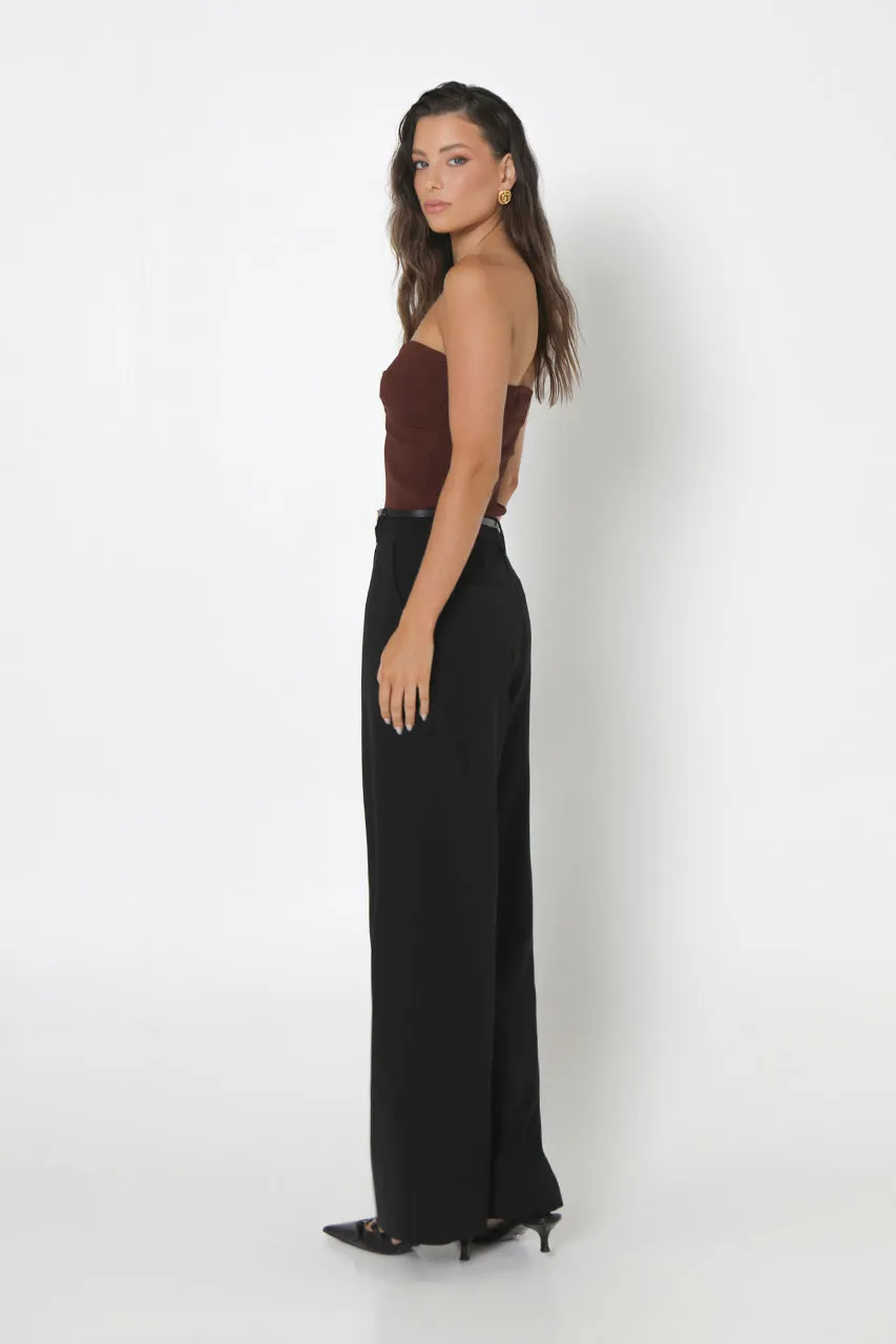 Mae Knit Top | Choc sold by Madison product image thumbnail 4