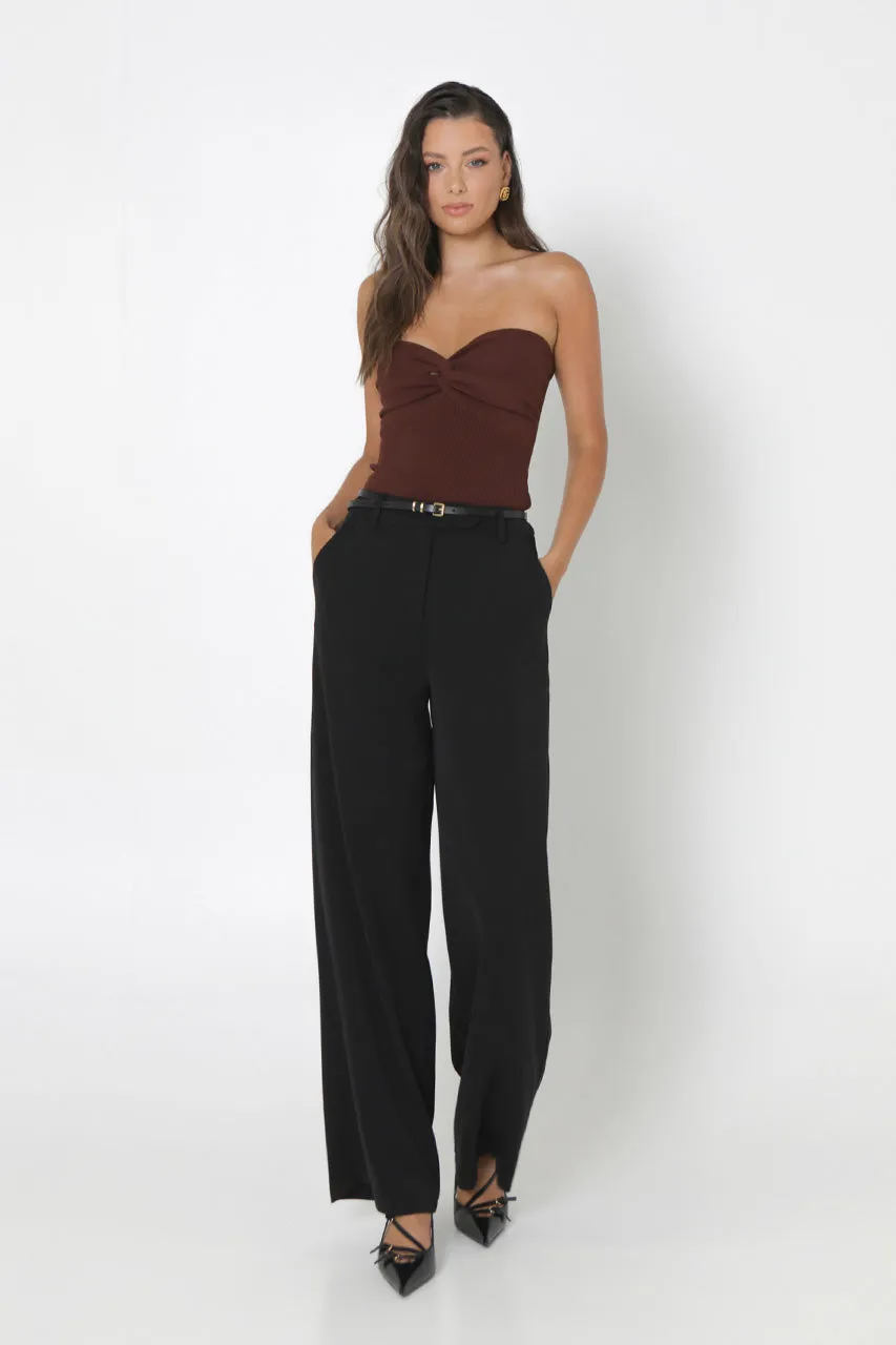 Mae Knit Top | Choc sold by Madison product image thumbnail 5