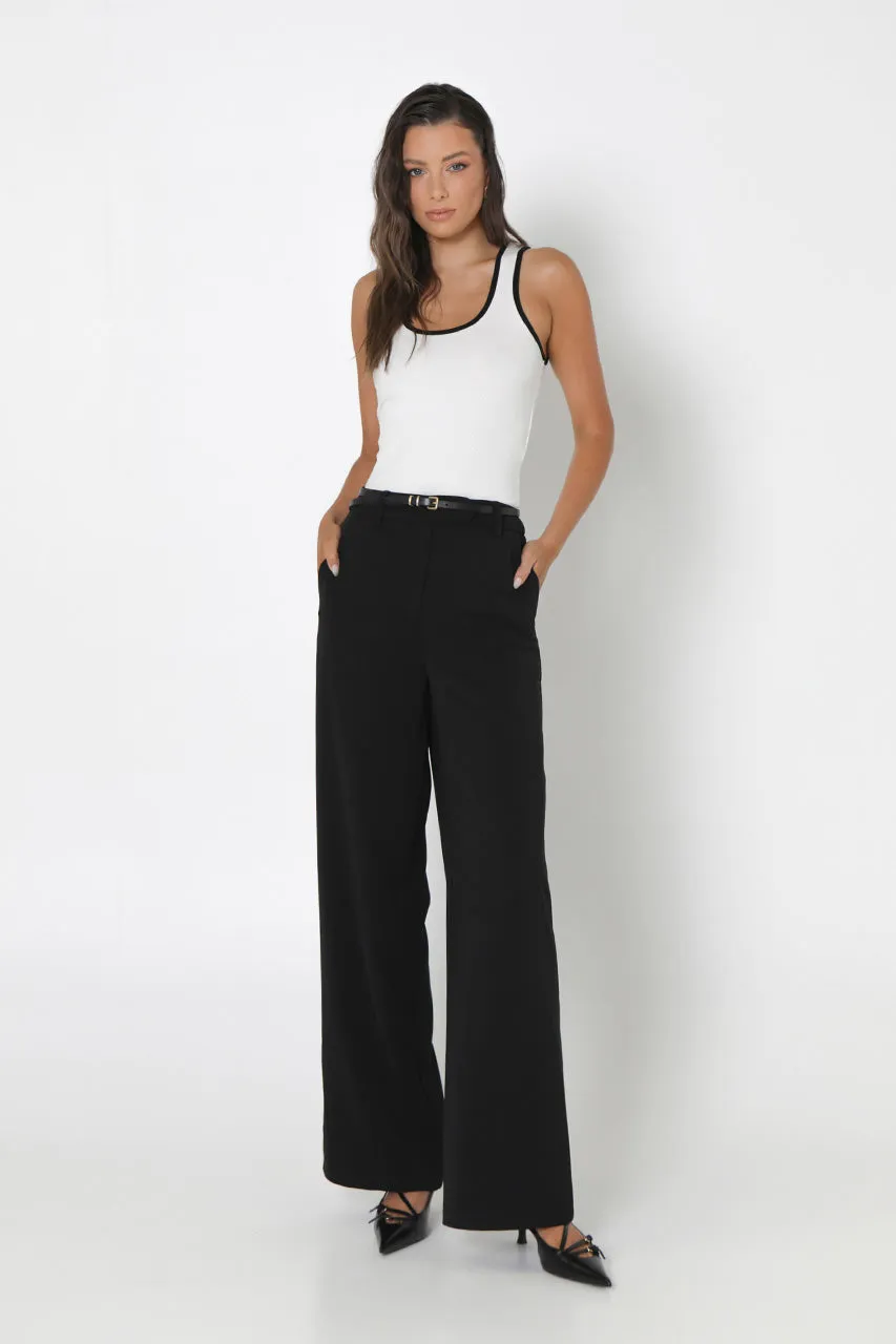 Amanda Tank | White/Black sold by Madison product image thumbnail 4