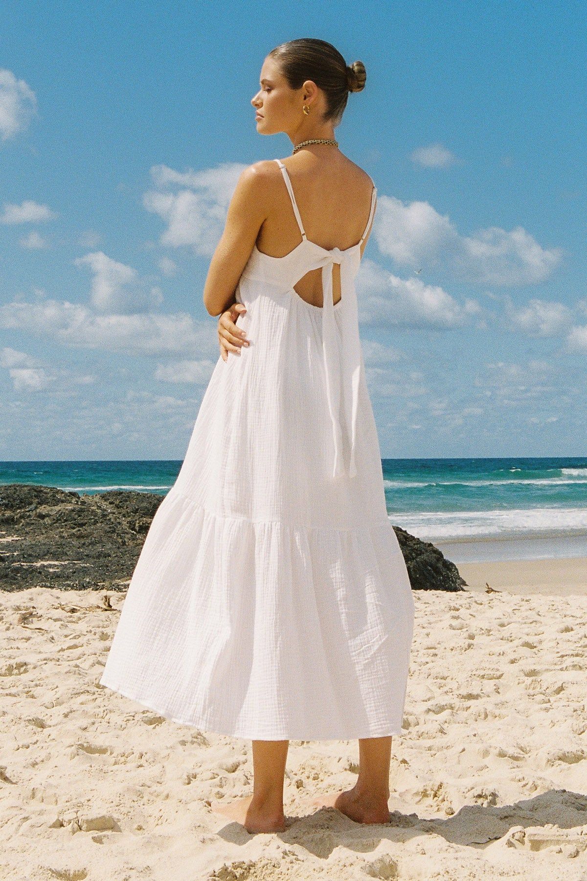 Rosetta Maxi Dress | White sold by Madison product image thumbnail 2