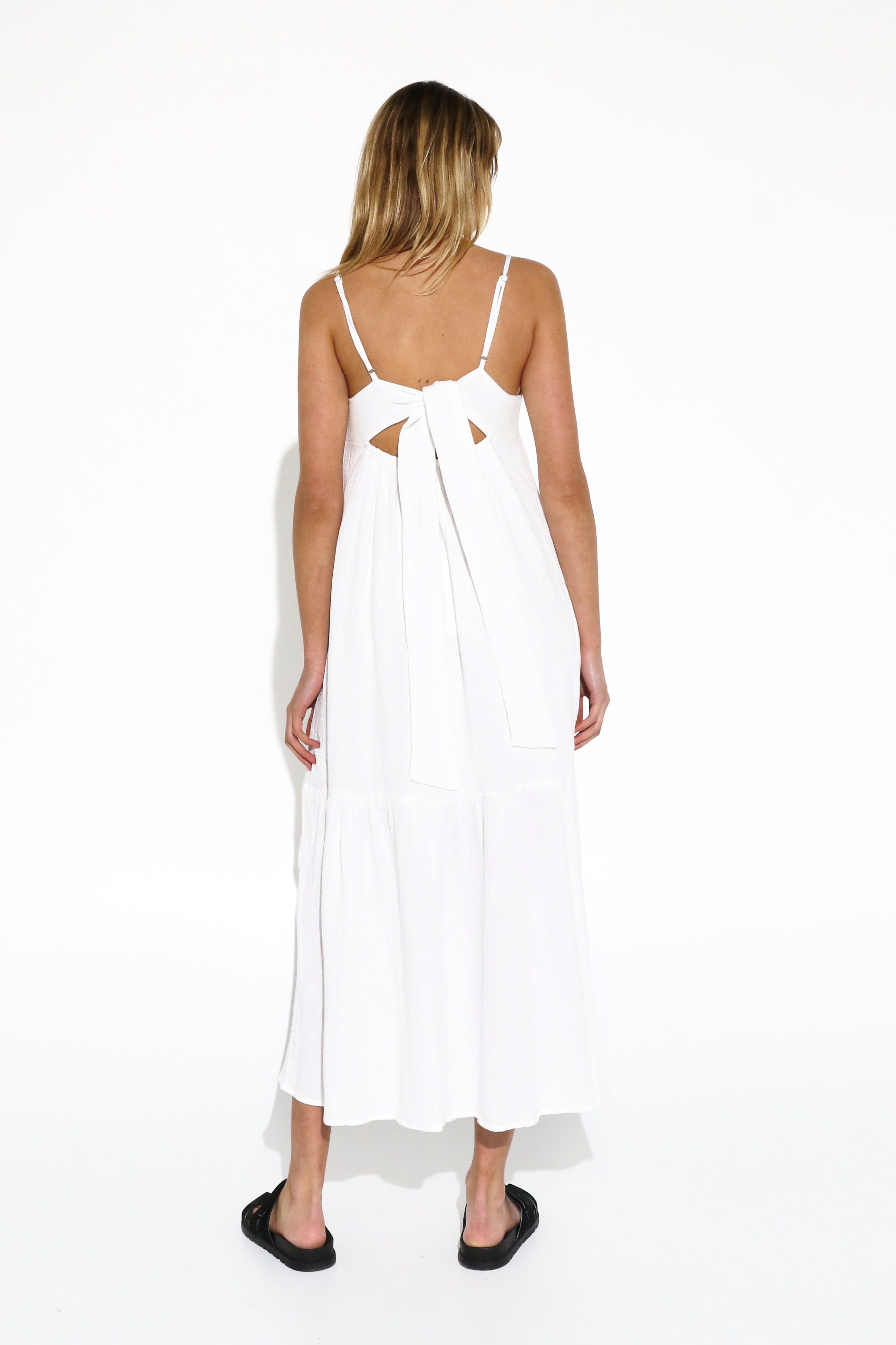 Rosetta Maxi Dress | White sold by Madison product image thumbnail 5