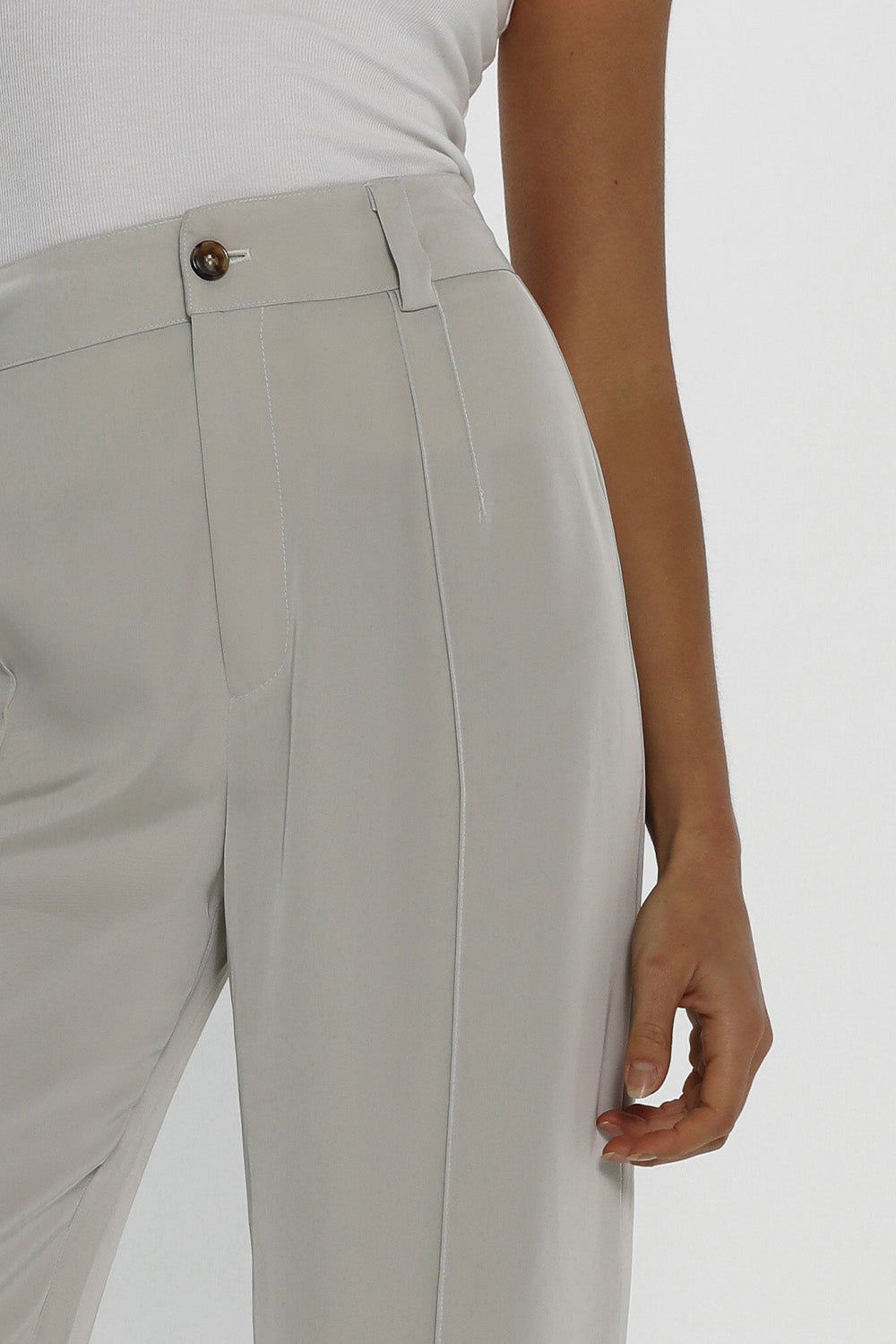 Giselle Pants | Chalk sold by Madison product image thumbnail 6