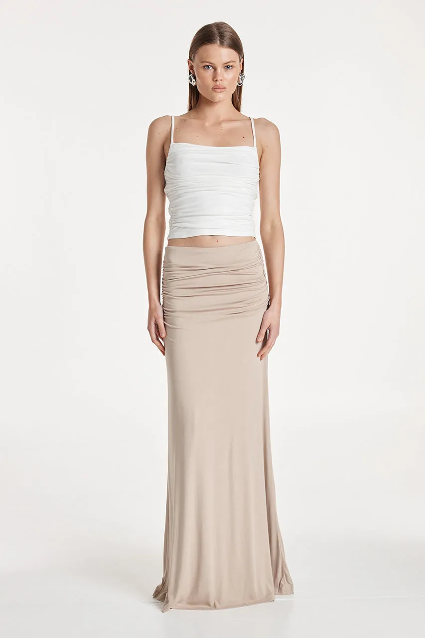 Scarlette Maxi Skirt | Oat sold by Madison