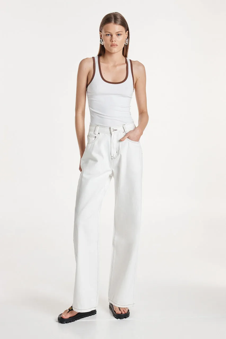 Nomad Jeans | White sold by Madison