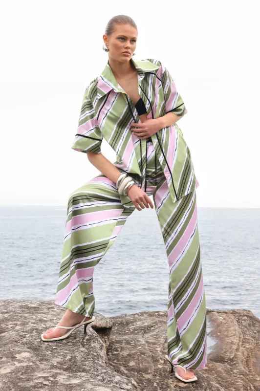 Helena Pants | Stripe sold by Madison