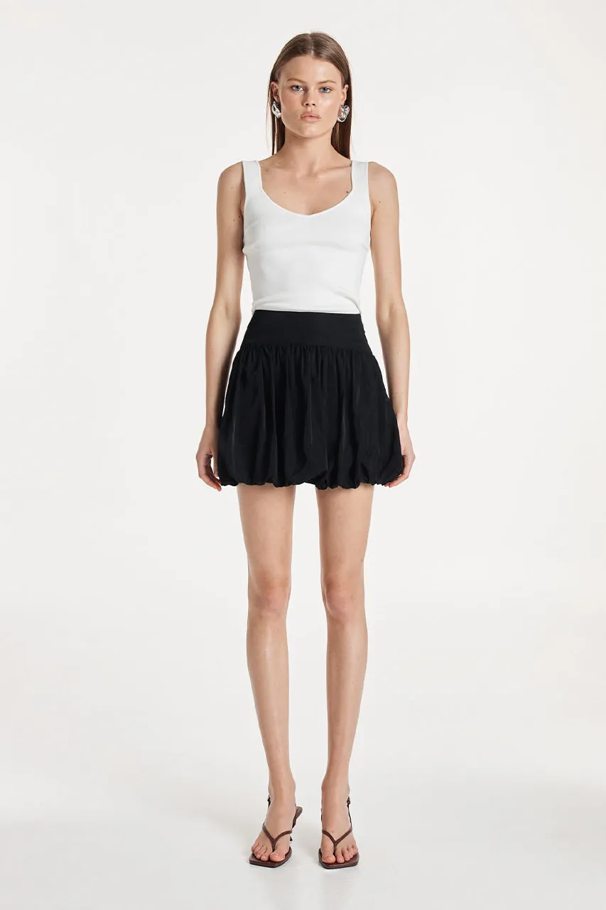 Riley Bubble Skirt | Black sold by Madison