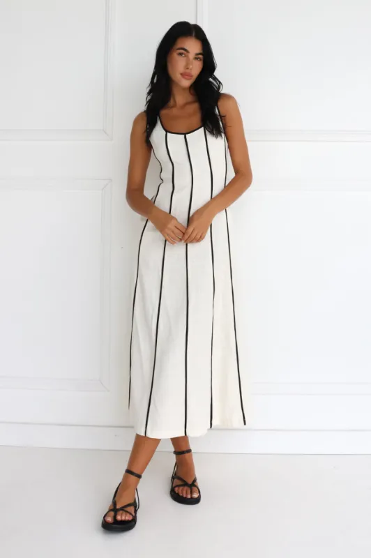 Louella Maxi Dress | White sold by Madison