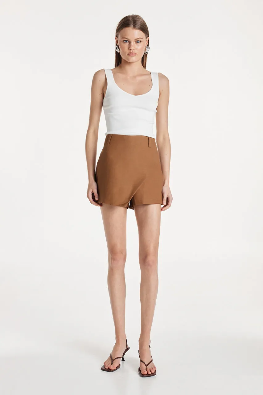 Anthea Skort | Choc sold by Madison product image thumbnail 2