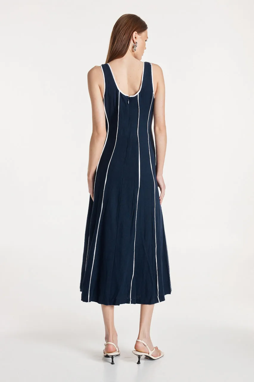 Louella Maxi Dress | Navy sold by Madison product image thumbnail 4