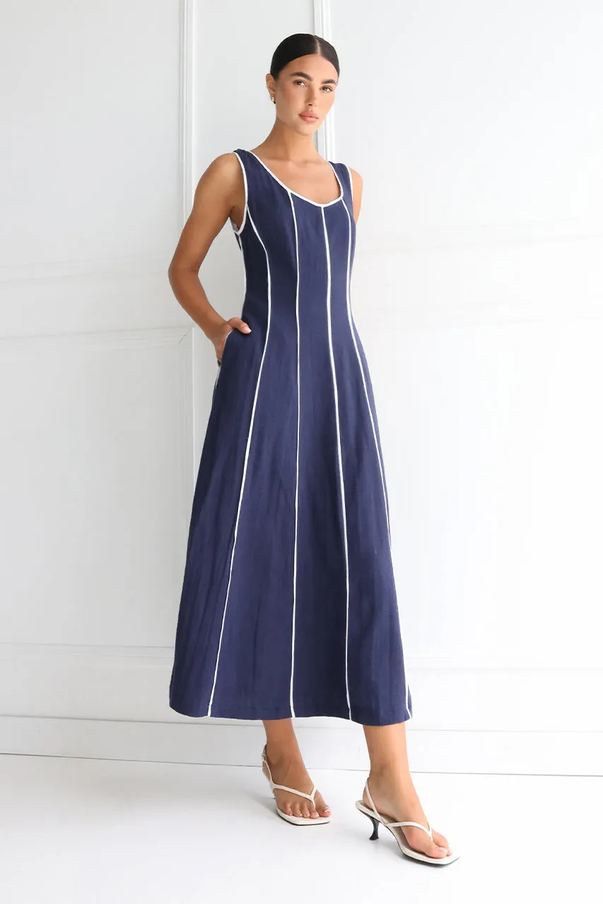 Louella Maxi Dress | Navy sold by Madison product image thumbnail 2