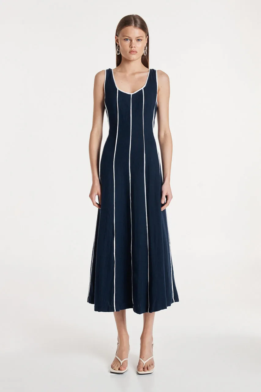 Louella Maxi Dress | Navy sold by Madison