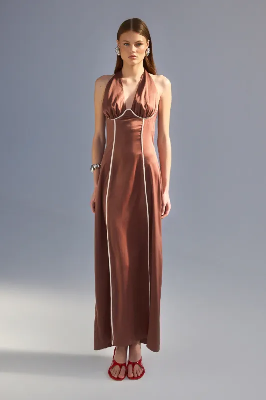 Guilia Maxi Dress | Choc sold by Madison
