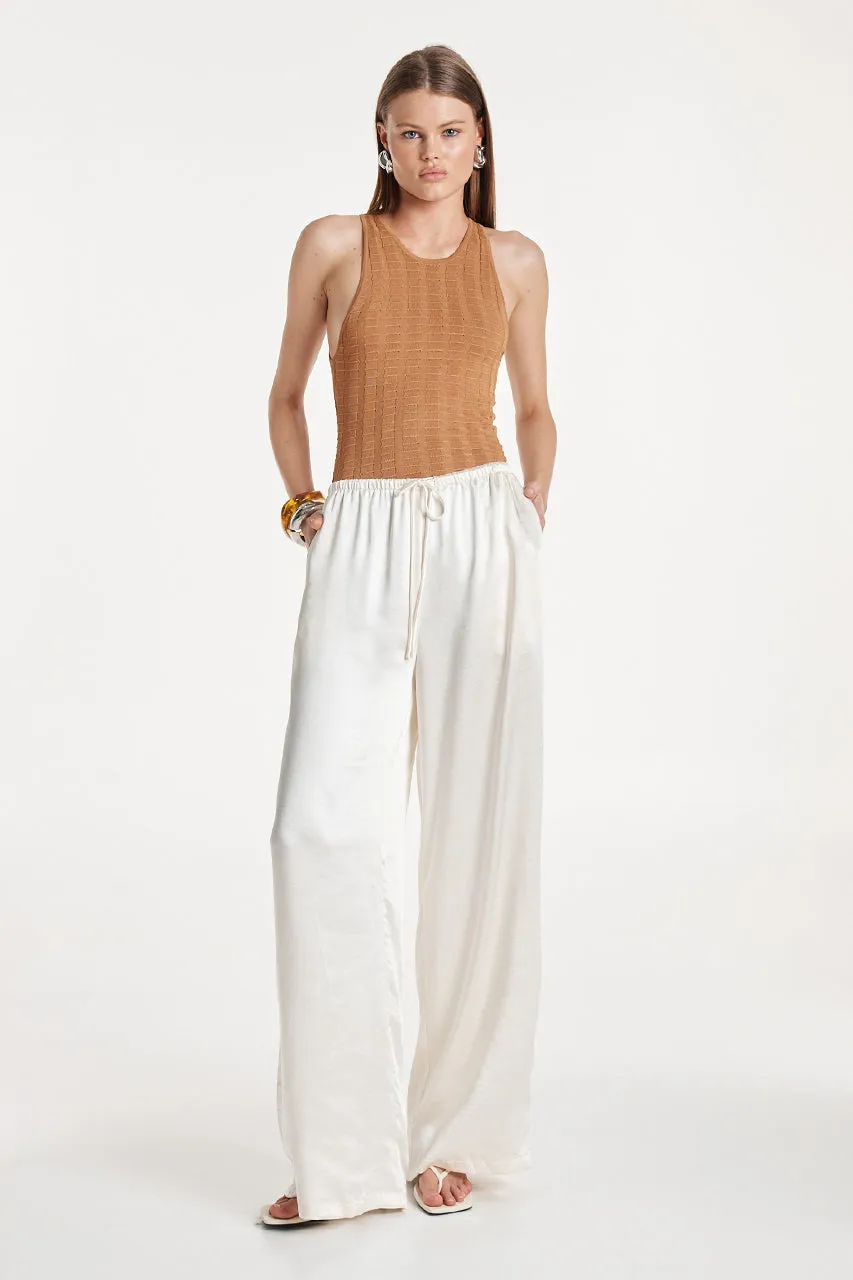 Bordeaux Knit Bodysuit | Rust sold by Madison