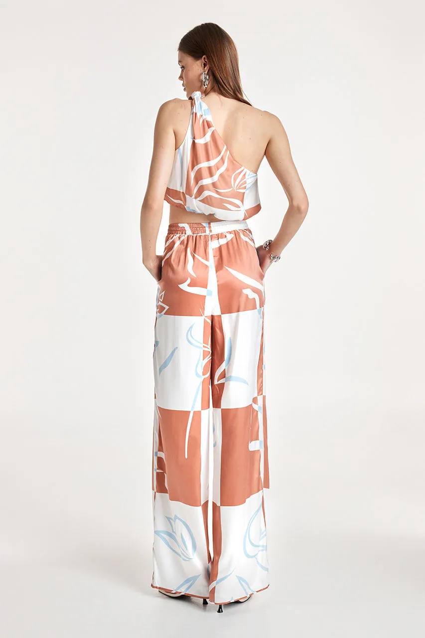 Helena Pants | Floral Check sold by Madison product image thumbnail 4