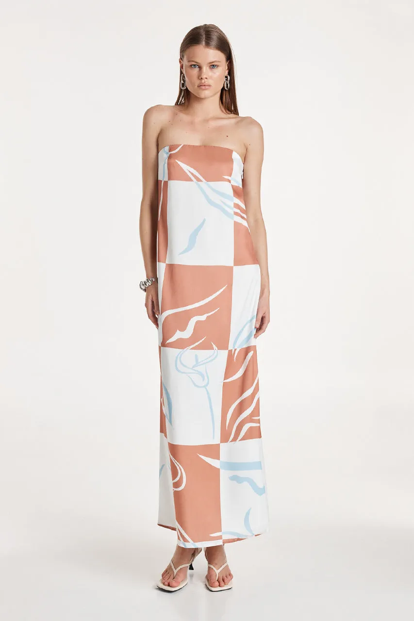 Delaney Maxi Dress | Floral Check sold by Madison product image thumbnail 2