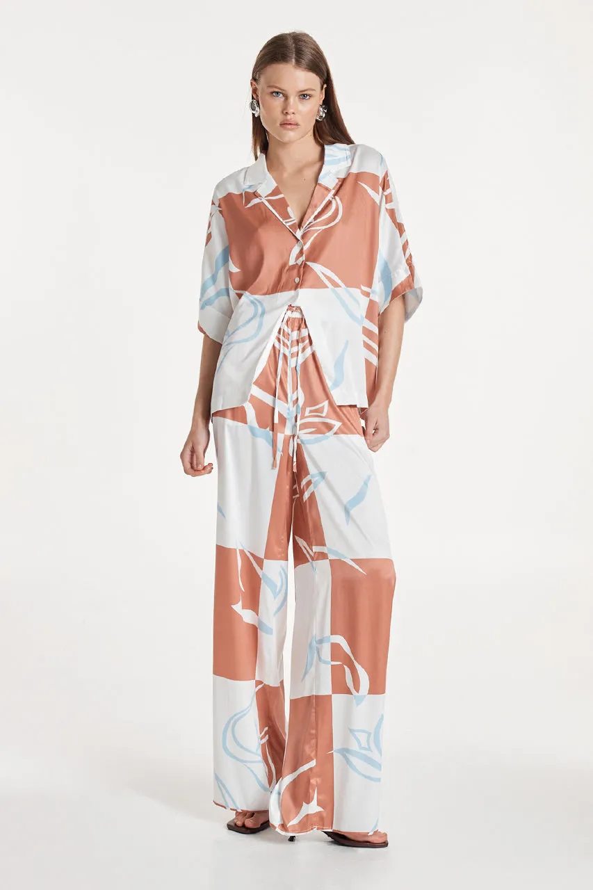 Irena Shirt | Floral Check sold by Madison product image thumbnail 4