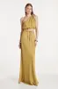 Albi Maxi Skirt | Mustard sold by Madison