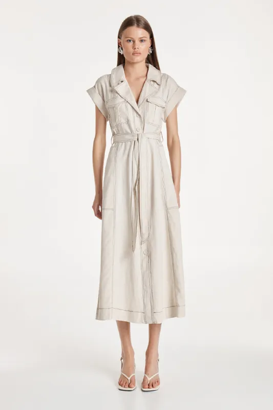 Bari Maxi Dress | Sand sold by Madison