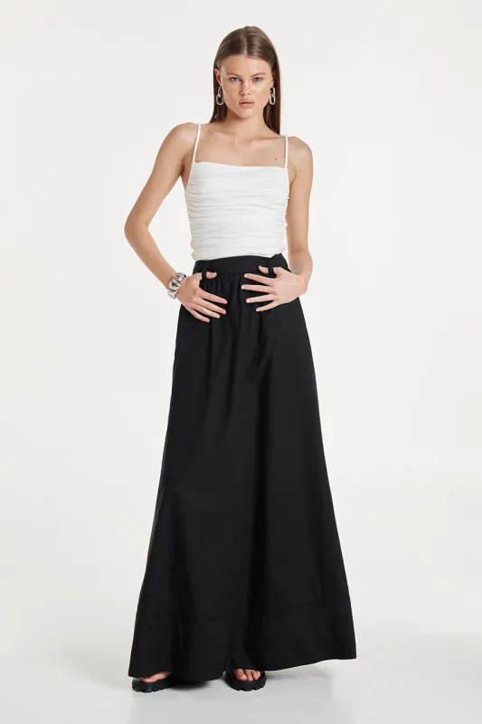 Lopez Maxi Skirt | Black sold by Madison