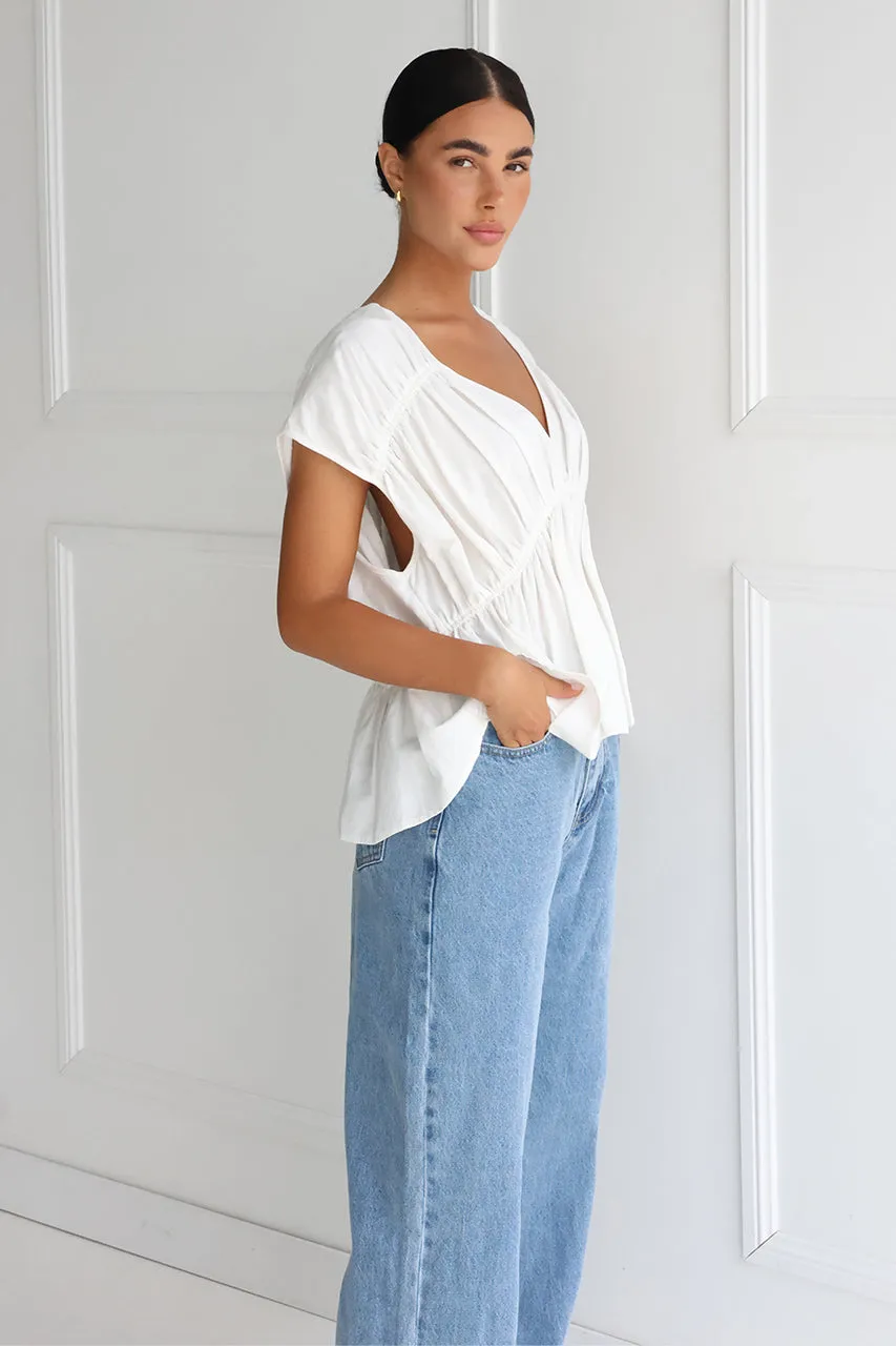 Benita Top | White sold by Madison product image thumbnail 2