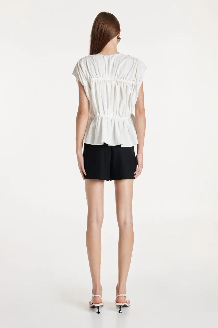 Benita Top | White sold by Madison product image thumbnail 5