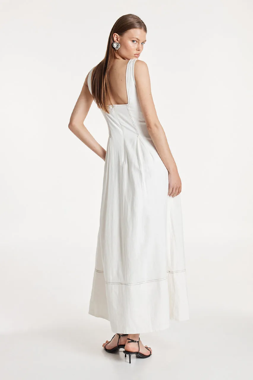 Paros Maxi Dress | White sold by Madison product image thumbnail 3