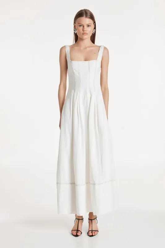 Paros Maxi Dress | White sold by Madison
