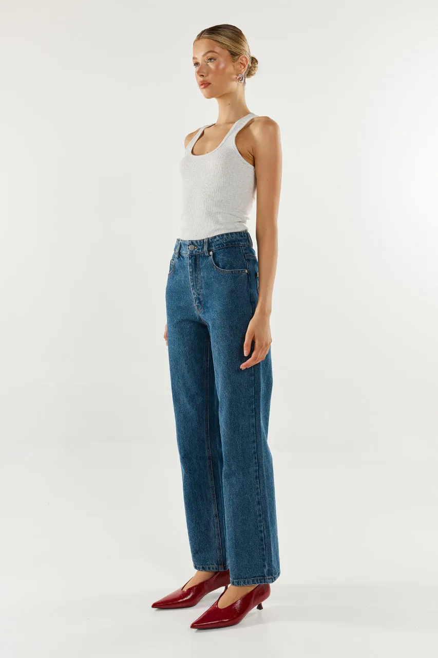 Elina Jeans | Mid Blue sold by Madison product image thumbnail 2