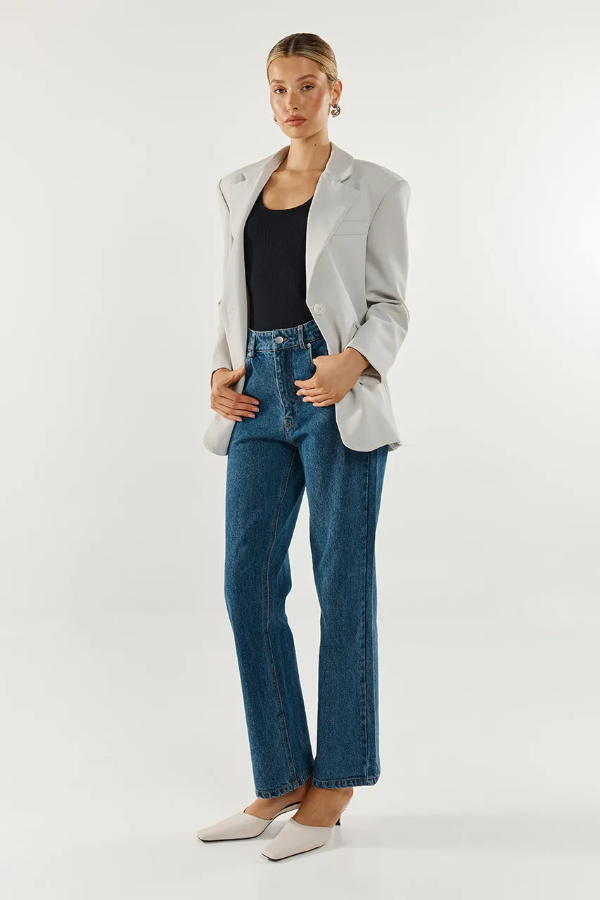 Collins Blazer | Dove sold by Madison product image thumbnail 2