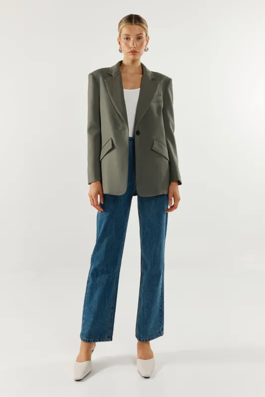 Collins Blazer | Sage sold by Madison