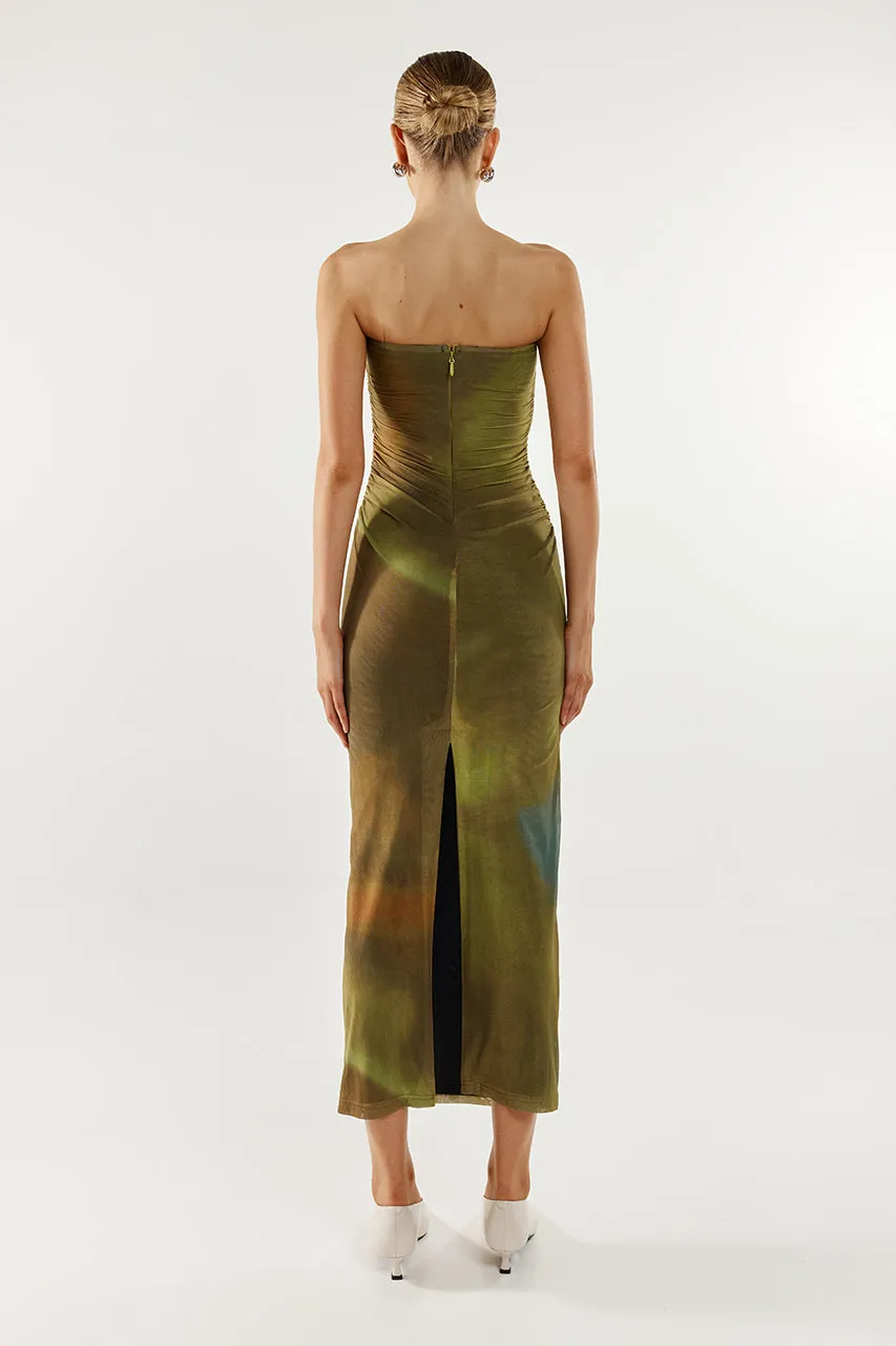 Caspain Maxi Dress | Forrest Mist sold by Madison product image thumbnail 5