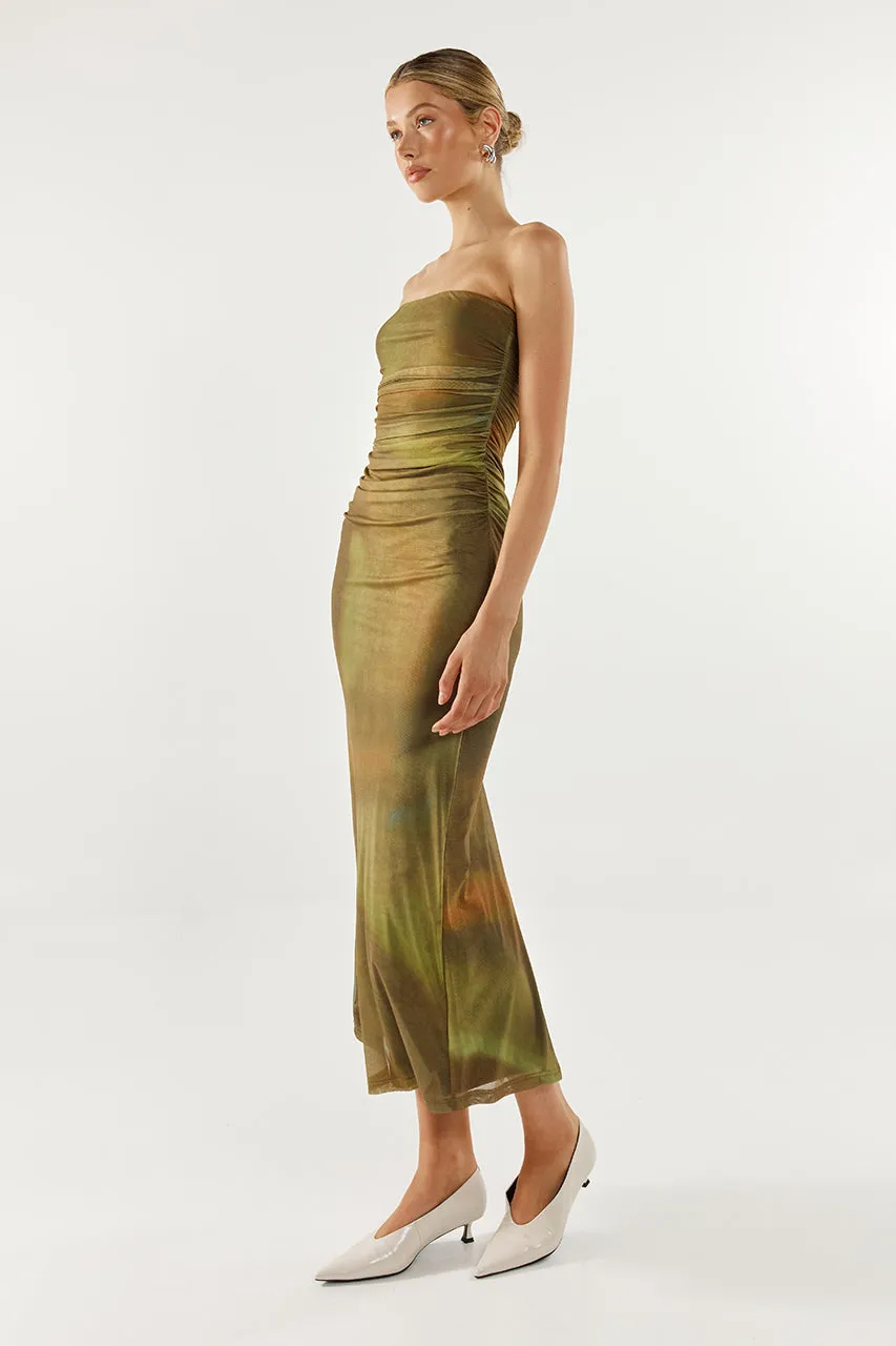 Caspain Maxi Dress | Forrest Mist sold by Madison product image thumbnail 4