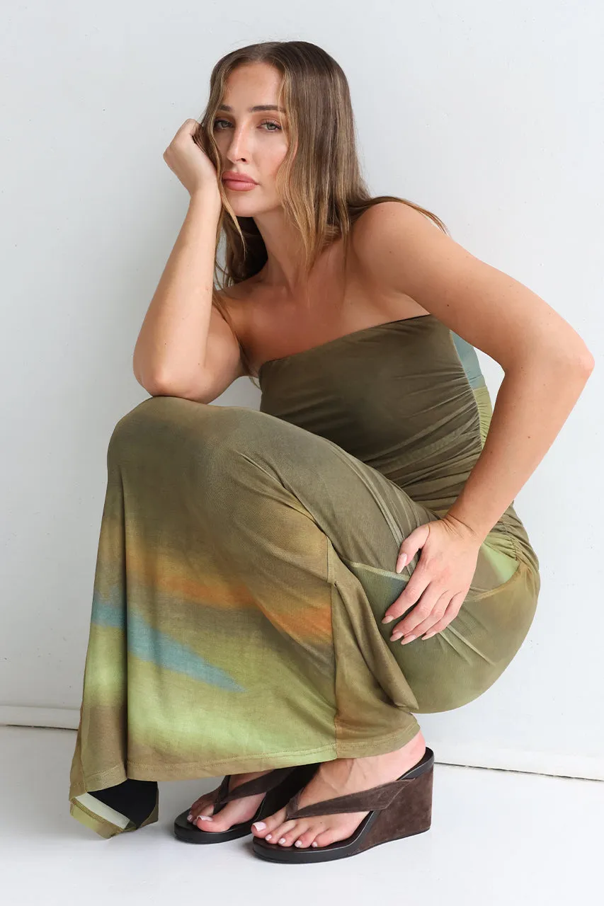 Caspain Maxi Dress | Forrest Mist sold by Madison product image thumbnail 2