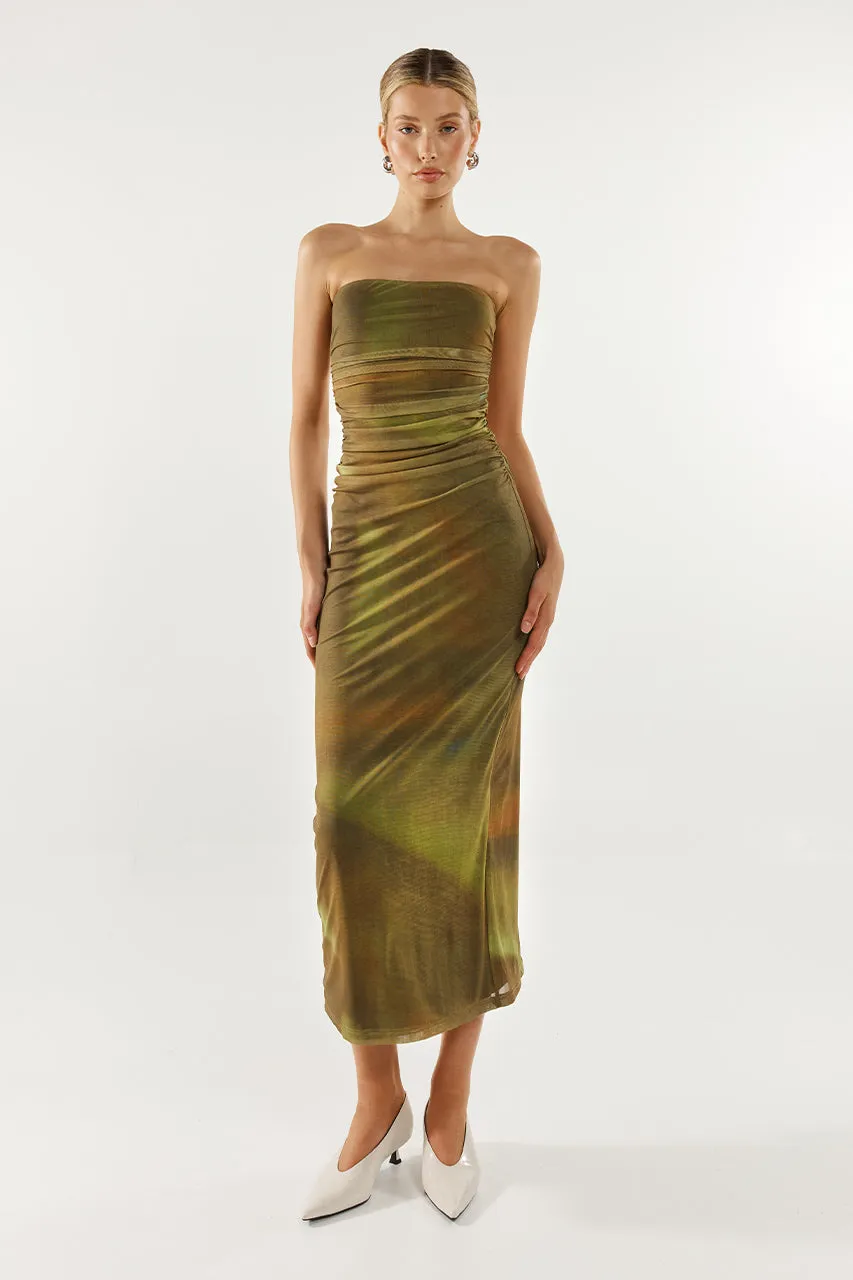 Caspain Maxi Dress | Forrest Mist sold by Madison product image thumbnail 3