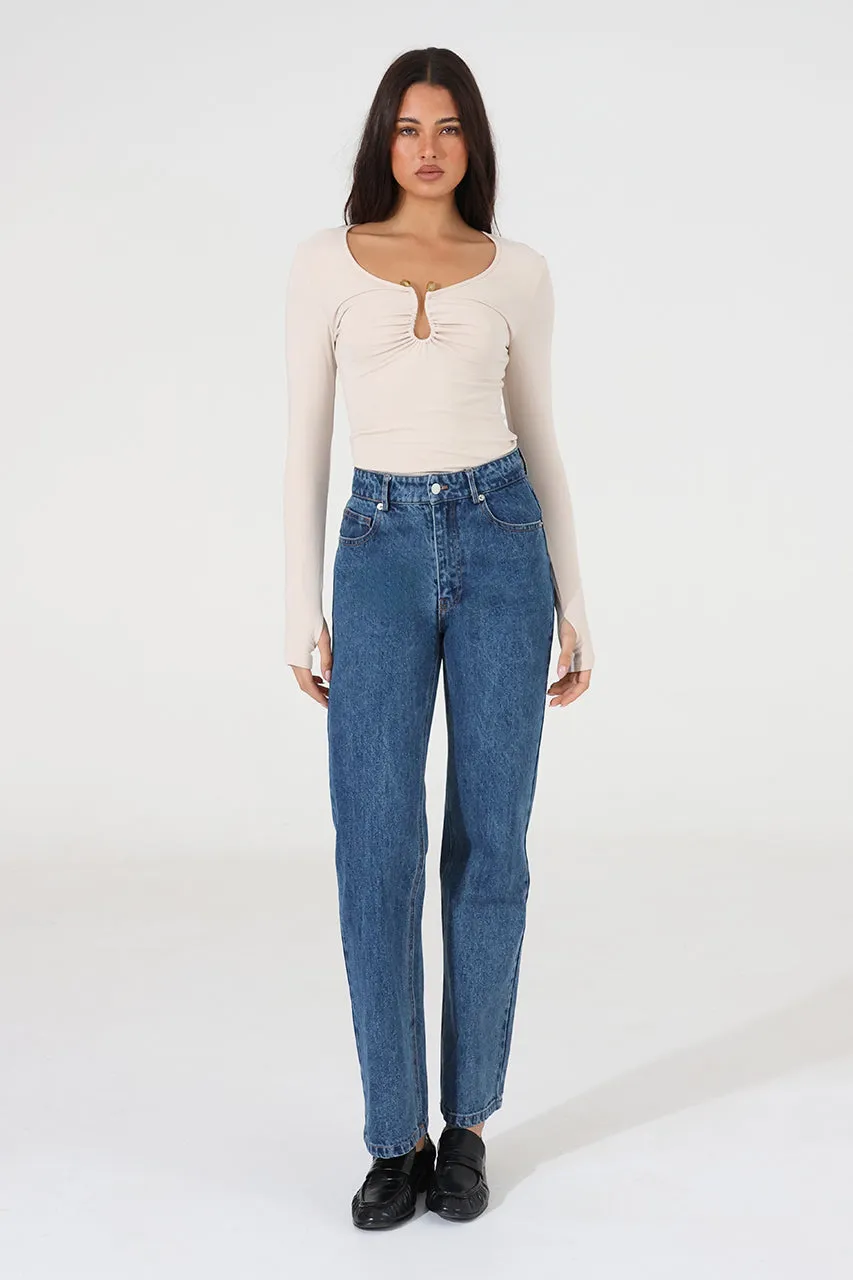 Leanne Top | Oyster sold by Madison product image thumbnail 2