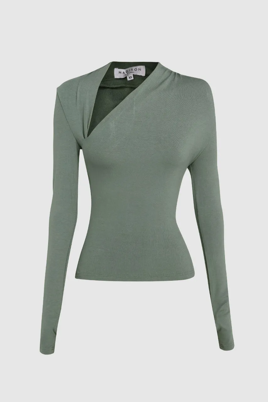 Laury Top | Sage sold by Madison product image thumbnail 2