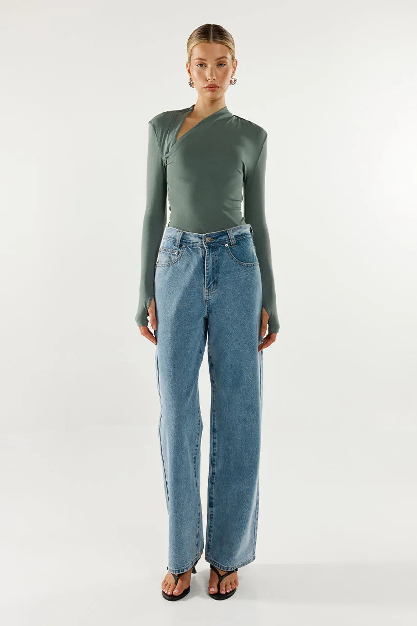 Laury Top | Sage sold by Madison