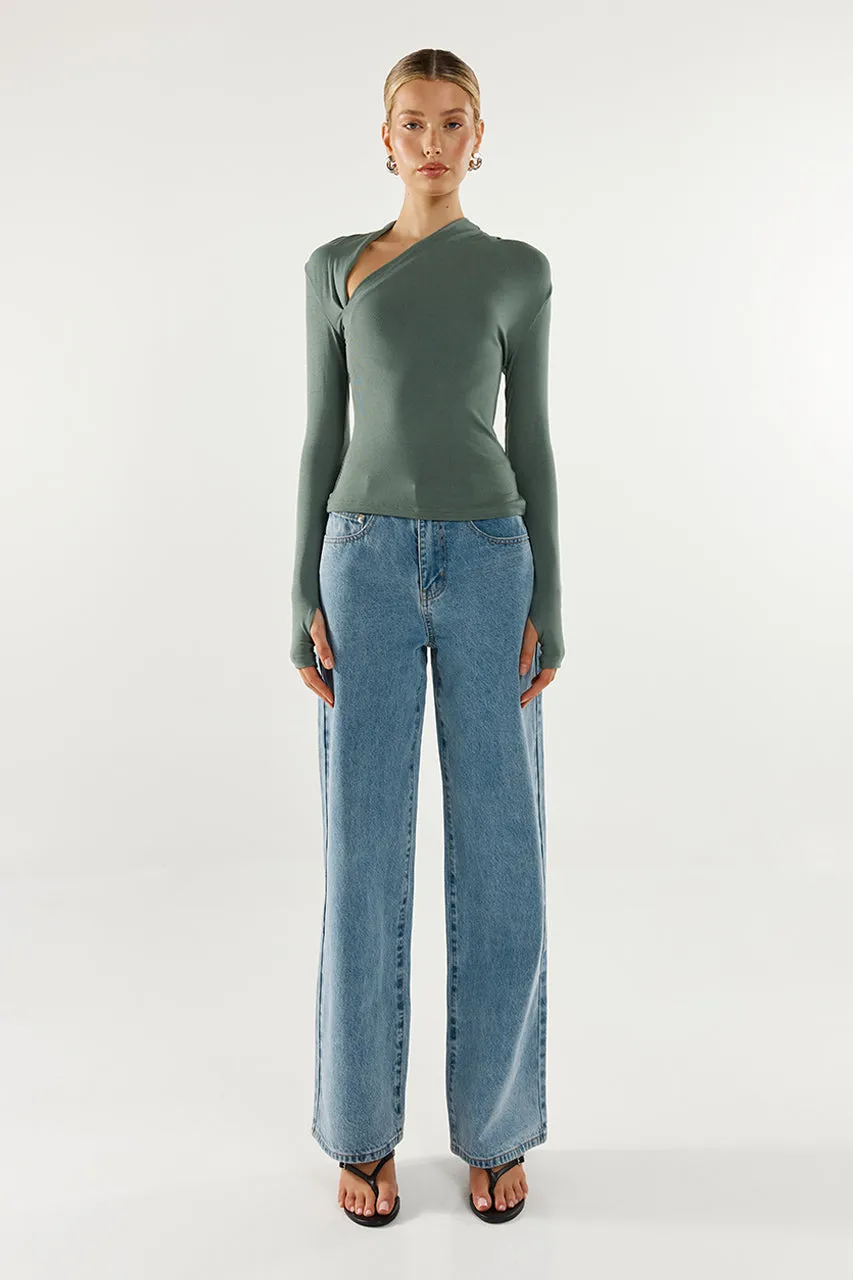 Laury Top | Sage sold by Madison product image thumbnail 5