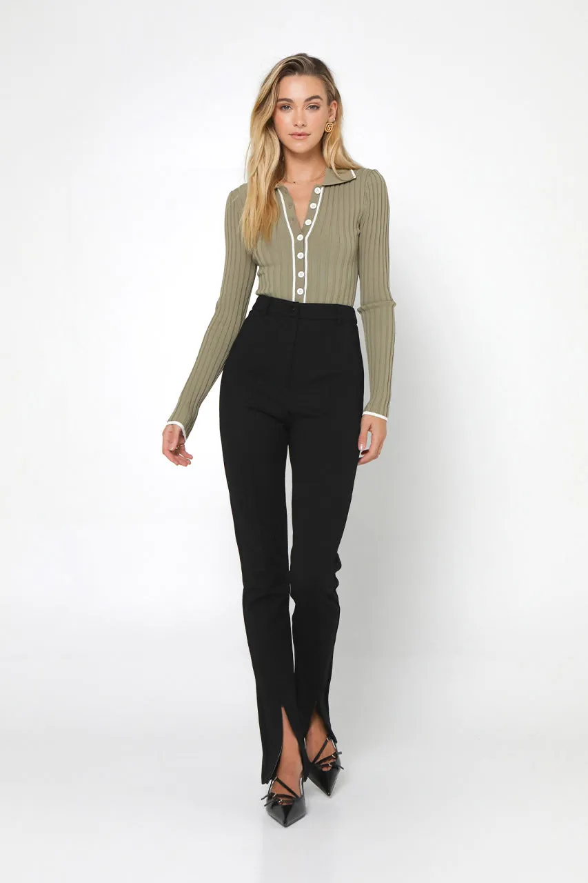 Ryder Knit Top | Sage sold by Madison