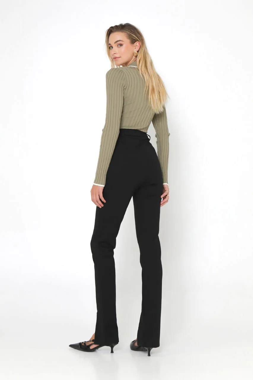 Ryder Knit Top | Sage sold by Madison product image thumbnail 4