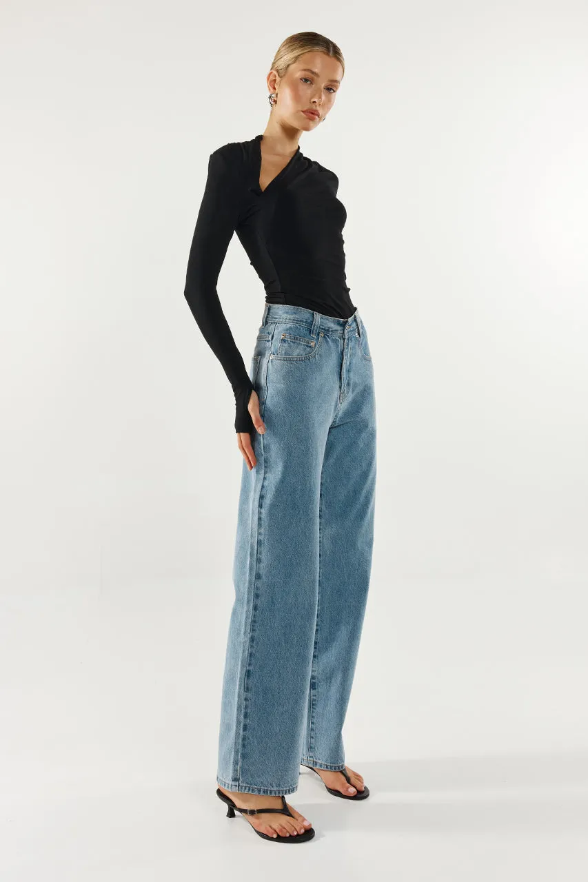 Laury Top | Black sold by Madison product image thumbnail 2