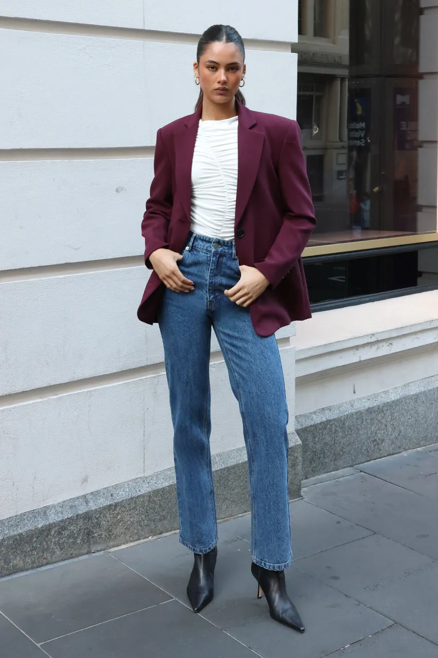 Domenica Blazer | Shiraz sold by Madison