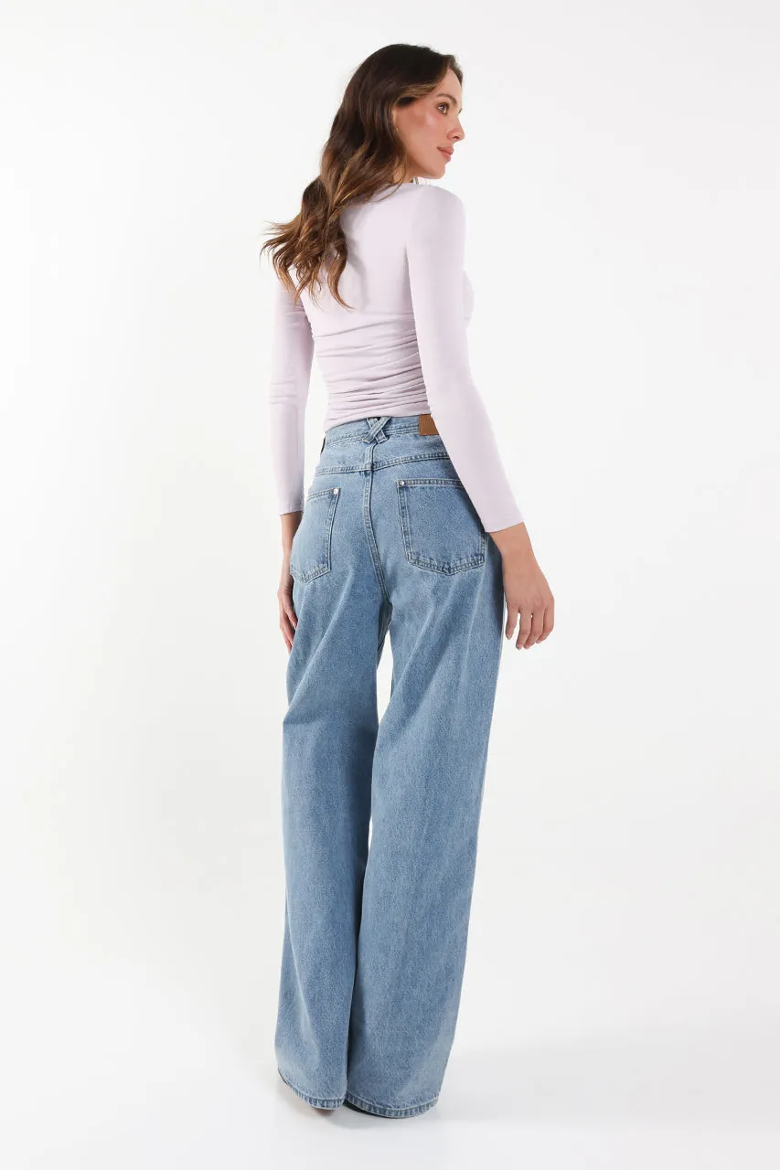 Lucca Top | Lilac sold by Madison product image thumbnail 4