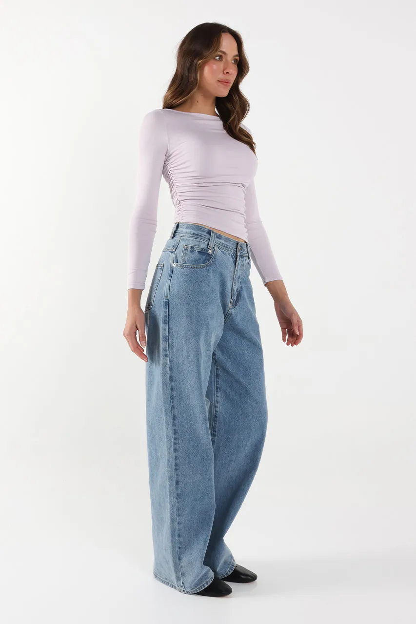 Lucca Top | Lilac sold by Madison product image thumbnail 3