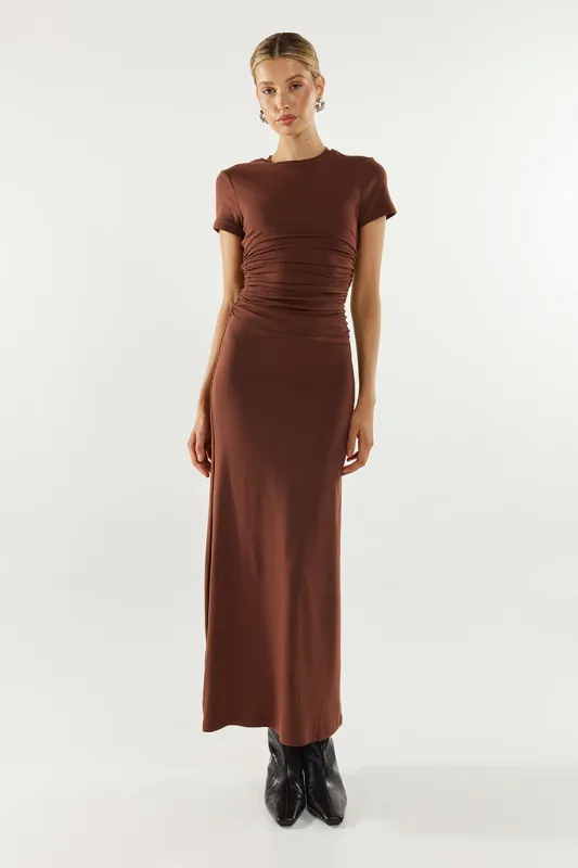 Palmer Maxi Dress | Choc sold by Madison