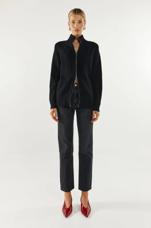 Florie Knit Cardigan | Black sold by Madison