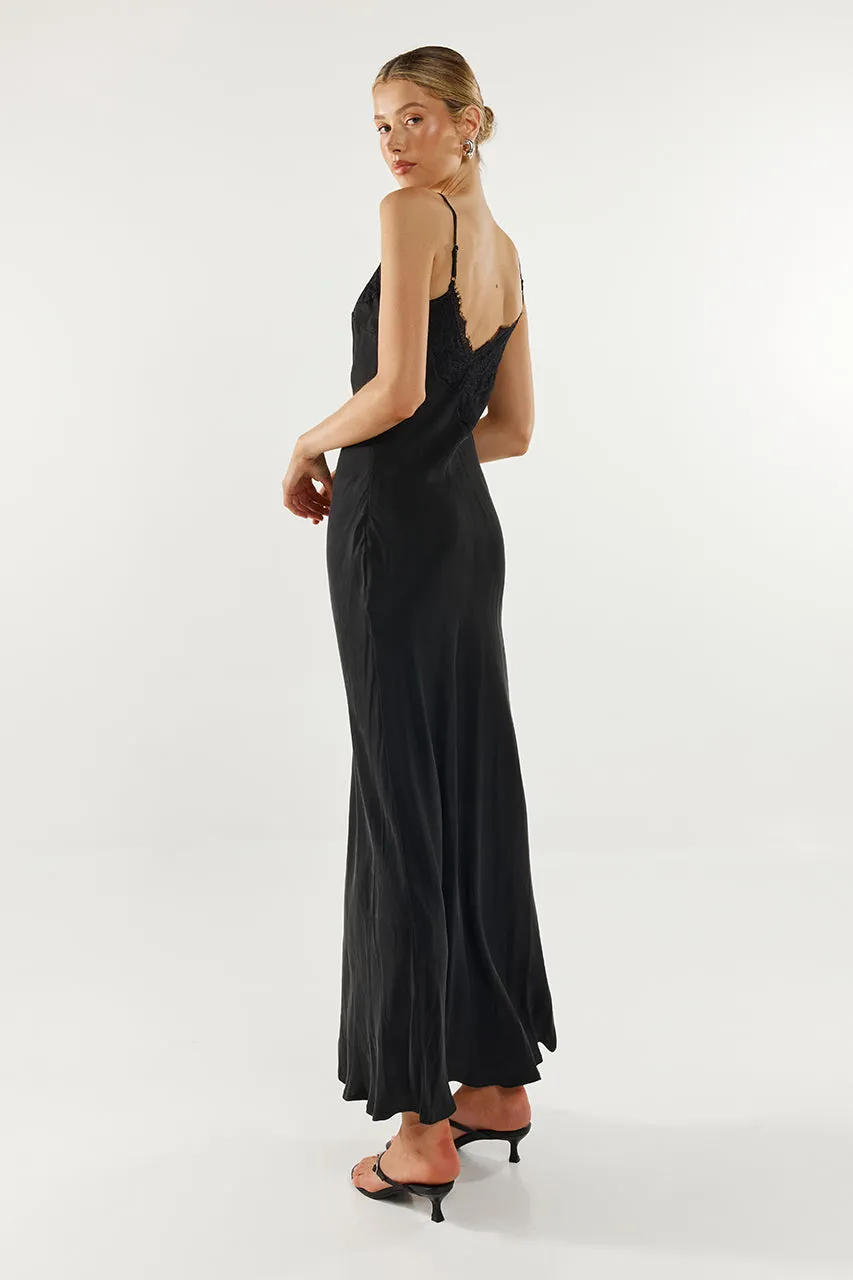Amari Slip Dress | Black sold by Madison product image thumbnail 3